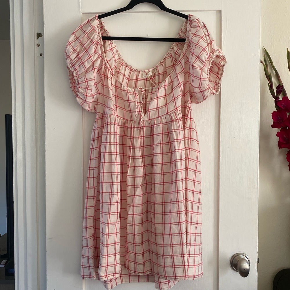 Doen Sarria Dress - Red Atticus Plaid